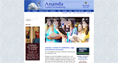 Desktop Screenshot of anandapaloalto.org